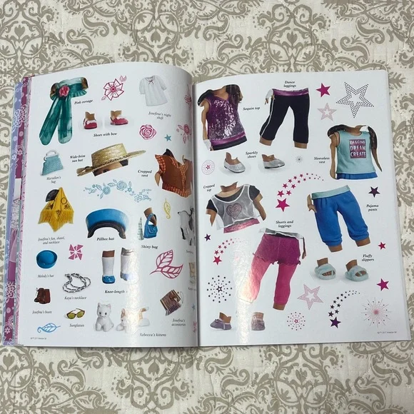 American Girl Dress Up Sticker Collection - Pink, Green, Purple - Picture 3 of 3